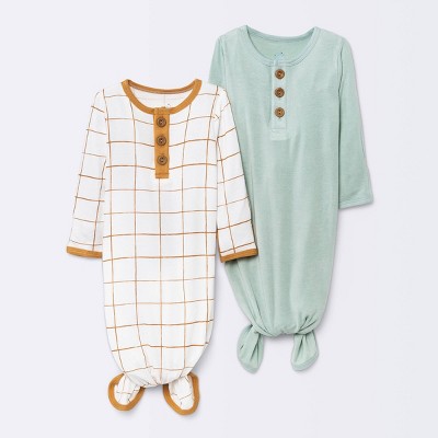 Image of Baby 2pk Modal NightGown - Cloud Island™ Blue Newborn
