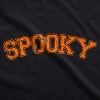 Scary Crewneck Sweatshirt Funny Halloween Varsity Lettering Joke Longsleeve Sweater - Crazy Dog Crew Neck Sweatshirt - 2 of 4