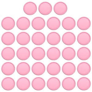 Unique Bargains Plastic DIY Notebook Planner Round Binder Rings 33 Pcs - 1 of 4