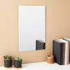 Bright Creations 2 Pack Acrylic Mirror Sheets for Wall Decor, 3mm 17x11" Shatter Resistant Frameless Tiles for Mounted Mirror, Home Gym - 2 of 4