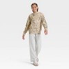 Girls' French Terry Camo Printed Oversized Hoodie - art class™ Tan - 3 of 3