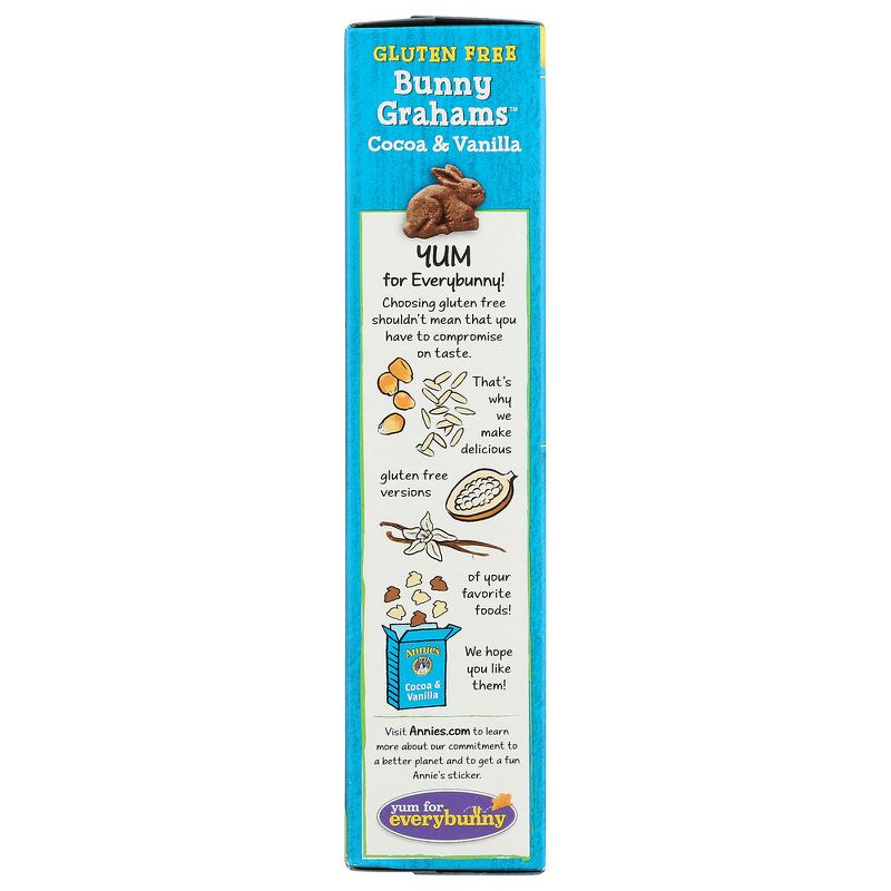 Annie's Homegrown Gluten-Free Cocoa & Vanilla Bunny Cookies - Case of 12/6.75 oz, 4 of 6