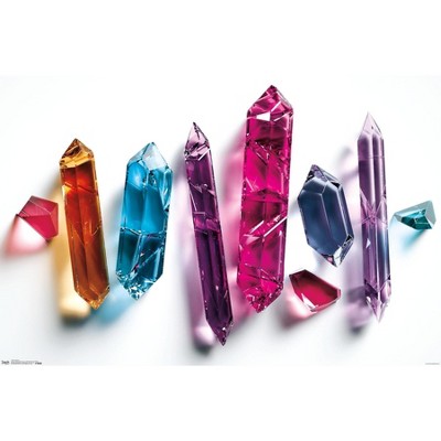 Trends International Colorful Crystals Unframed Wall Poster Prints