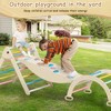 5 in 1 Pikler Triangle Set, Baby Climbing Toy Indoor Playground, Montessori Learning Toy with Arch, Ramp, and Climbing Triangle - 3 of 4
