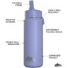 Hydrapeak 20oz Kids Stainless Steel Leak Proof Water Bottle with Straw Lid and Flexible Handle - 2 of 4