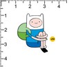 Adventure Time Finn Sitting 100ct Vinyl Large Deluxe Stickers Variety Pack - 2 of 4