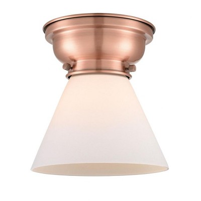 Cone - 1 Light Flush Mount In Industrial Style-7.4 Inches Tall and 7.75 Inches Wide