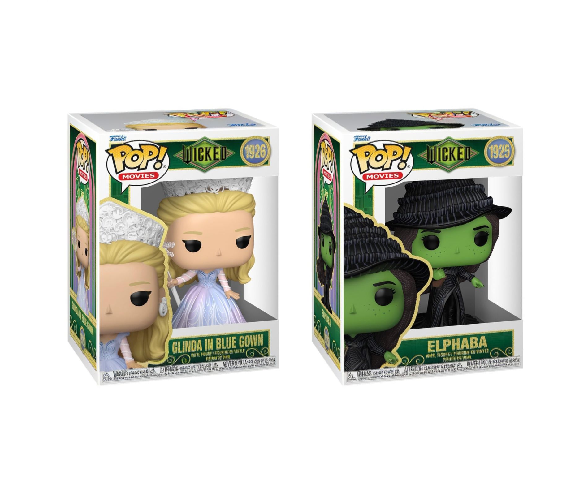 Funko Pop! 2 Pack Wicked for Good: Elphaba #1925 & Glinda #1926