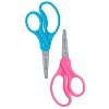 Westcott® 5" Hard Handle Kids Scissors, Pointed, Assorted Colors (No Color Choice), 2 Per Pack, 3 Packs - 3 of 3