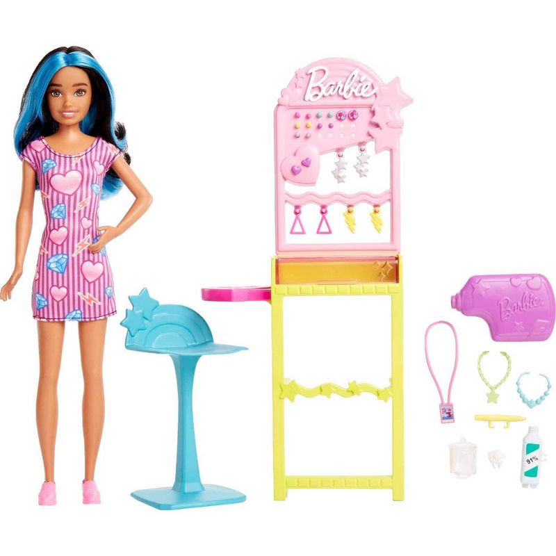Barbie Skipper Doll and Ear-Piercer Set with Piercing Tool and Accessories First Jobs, 4 of 9