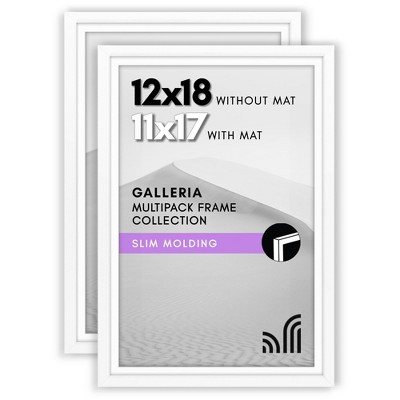 Americanflat Picture Frame with plexiglass - Hanging Hardware For Horizontal and Vertical Display