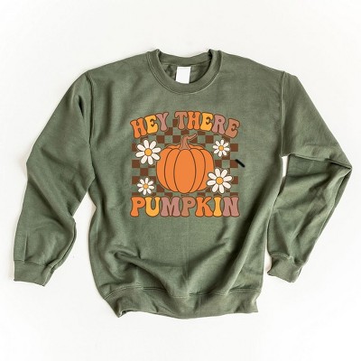 Simply Love Round Neck Long Sleeve Pumpkin & Flower Graphic Sweatshirt –  Pandaize