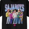 KPop Demon Hunters Saja Boys on Black Short Sleeve Adult T Shirt - 2 of 4