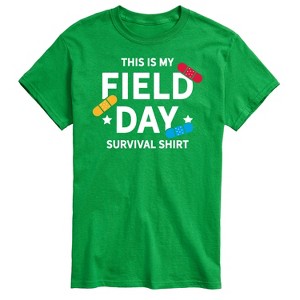Men's - Instant Message - Field Day Survival Shirt Short Sleeve Graphic T-Shirt - 1 of 4