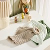 Soft Knit Baby Security Blanket with Wood Ring - Hearth & Hand™ with Magnolia - 2 of 3