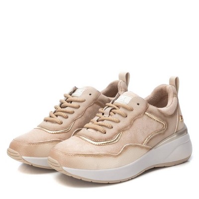 Женские кроссовки XTI Women's Lace-Up Suede Sneakers 143195 Beige 8 — фото 5