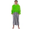 Sesame Street Oscar The Grouch Adult Wearable Hooded Blanket Sweatshirt - 2 of 4
