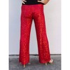 Women's Occasion Ready Sequin Pants - SKIES ARE BLUE - 3 of 4