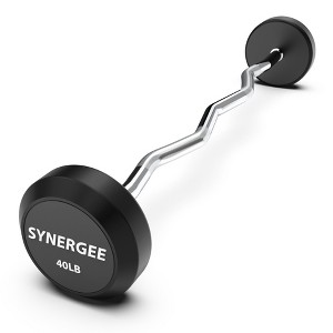 Synergee Fixed Easy Curl Barbell - 1 of 4