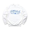 Simply Sage Market Women's Graphic Sweatshirt Happy Hanukkah Blue - 3 of 4