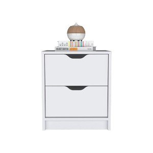 NicBex Nightstand with Drawers,Modern Side Table with Storage Space and Wood Frame,Bedside Table for Bedroom,Living Room - 1 of 4