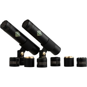 Soyuz Microphones 013 FET-MAC-B Matched Pair Small Diaphragm FET Microphones Black Finish (cardioid, omni and hypercardioid capsules, 10dB pad) - 1 of 4