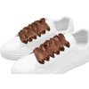 Elerevyo Women's Flat Satin Ribbon Shoelaces Wide Shoestrings Colorful Shoe Laces 1 Pair - 4 of 4