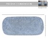 10"x22" Waterford Collection Blue Cotton Tufted Bath Rug - Home Weavers - 3 of 4