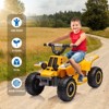 12V Kids ATV Electric Ride On Car, Battery Powered Ride On Toy for Toddlers, Electric Vehicles w/Led Light Musi, High Low Speed for Boys Girls 3-10 - 2 of 4