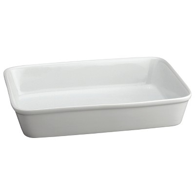 HIC Harold Import Co White Porcelain 13 x 9 Inch Lasagna Pan