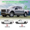 TruAIR 6-Inch Black Aluminum Running Boards for 1500 Crew Cab – Heavy-Duty Side Steps/Nerf Bars (Pair) - 2 of 4