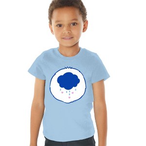 Care Bears Grumpy Belly Kids T Shirt For Toddlers, Light Blue - 1 of 4
