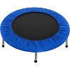Gulches 40-Inch Adult and Children's Fitness Trampoline with Adjustable U-Handle Jump Rebounder - 2 of 3