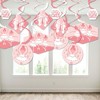 Big Dot of Happiness Tutu Cute Ballerina - Ballet Birthday Party or Baby Shower Hanging Decor - Party Decoration Swirls - Set of 40 - 3 of 4