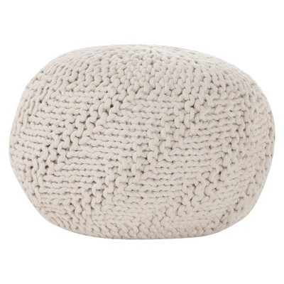 White pouf target discount