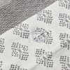 Sapphtopaz 3 Pcs Chenille Comforter Set, Cotton Printed Bedding Set Duvet Cover Set Quilt Set 1 Cover, 2 Pillow Shams, Machine Washable - 4 of 4