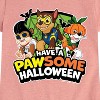 Girls' - Paw Patrol - Rubble Chase Marshall Pawsome Halloween Fitted Short Sleeve Graphic T-Shirt - 2 of 4