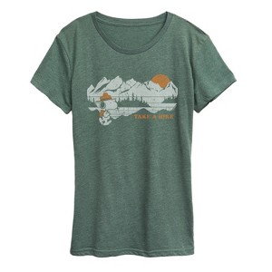 Women's - Peanuts - Take A Hike Short Sleeve Graphic T-Shirt - 1 of 4