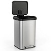 LunaLulink silver 13.2 Gallon Step Trash Can with Soft Close Lid and Deodorizer Compartment - 3 of 4