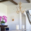 Quorum Lighting Majesty 6 - Light Chandelier in  Gold Leaf - 4 of 4