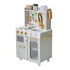 Teamson Kids Little Chef Memphis Play Kitchen with 16 Accessories, Gray/Gold - 3 of 4
