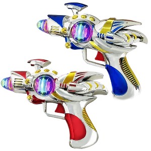 ArtCreativity Super Spinning Space Blaster 2 Pack - Red & Blue - 1 of 4