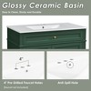 Okak Modern Freestanding Bathroom Vanity with Sink Combo,Solid Wood Bathroom Storage Cabinet with 2 Drawers & Tip-out Drawer - 3 of 4