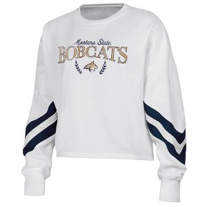 NCAA Montana State Bobcats Women's Crew Fleece Sweatshirt - 1 of 3