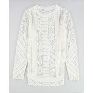 bar III Womens Illusion Basic T-Shirt - 1 of 2