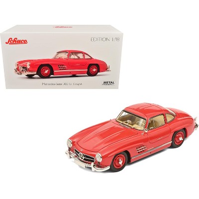 Mercedes-Benz 300 SL Gullwing Coupe Red 1/18 Diecast Model Car by Schuco