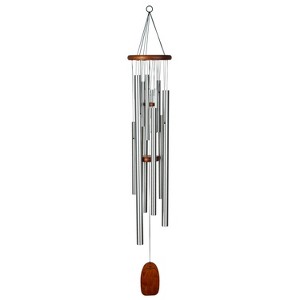 Woodstock Wind Chimes Signature Collection  Magical Mystery Chimes Silver Wind Chime - 1 of 4