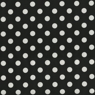 Black and White Polka Dot Outdoor Throw Pillows Set