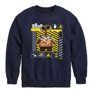 Boys' - Disney - Icon Grid Graphic Long Sleeve Fleece Sweatshirt - 1 of 4