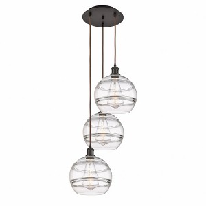 Rochester - 3 Light Cord Hung Multi Pendant In Industrial Style-35.63 Inches Tall and 16.5 Inches Wide - 1 of 1
